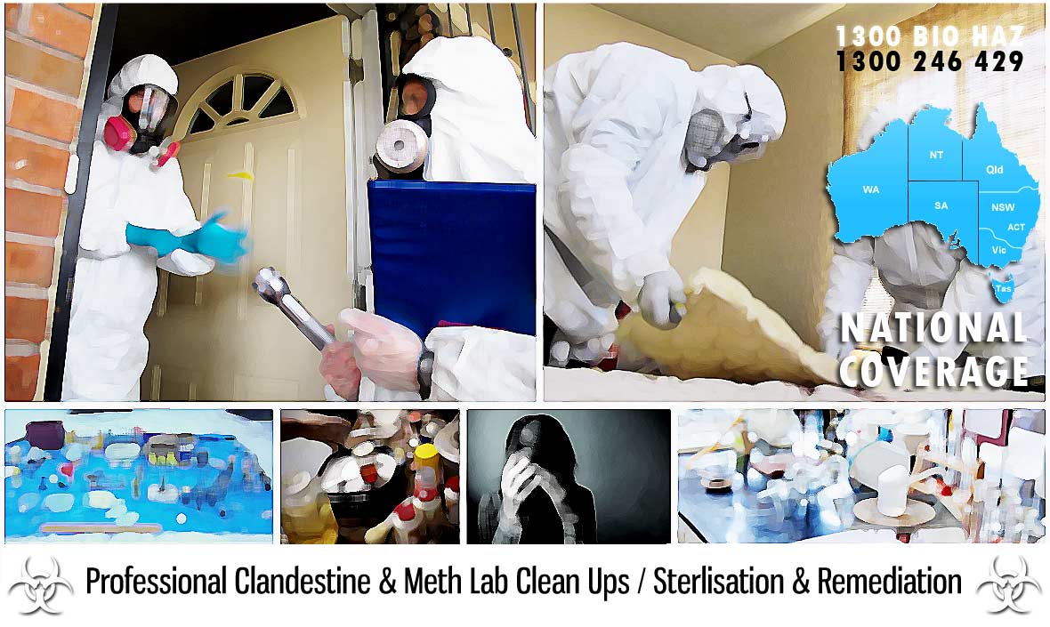 Pitt Town Clandestine Drug Lab Cleaning