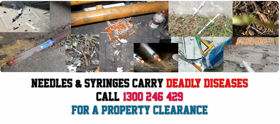 Needle and Syringe Clearance Clean Up and Removal Canning Vale