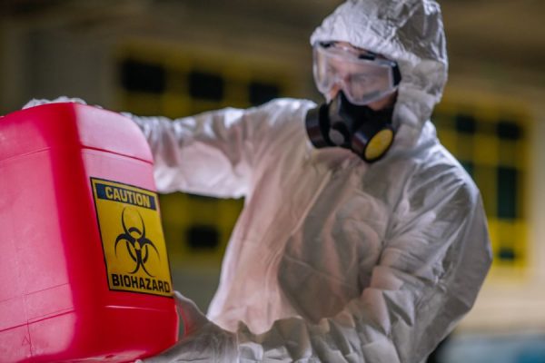 Biohazard Cleaning in hazmat